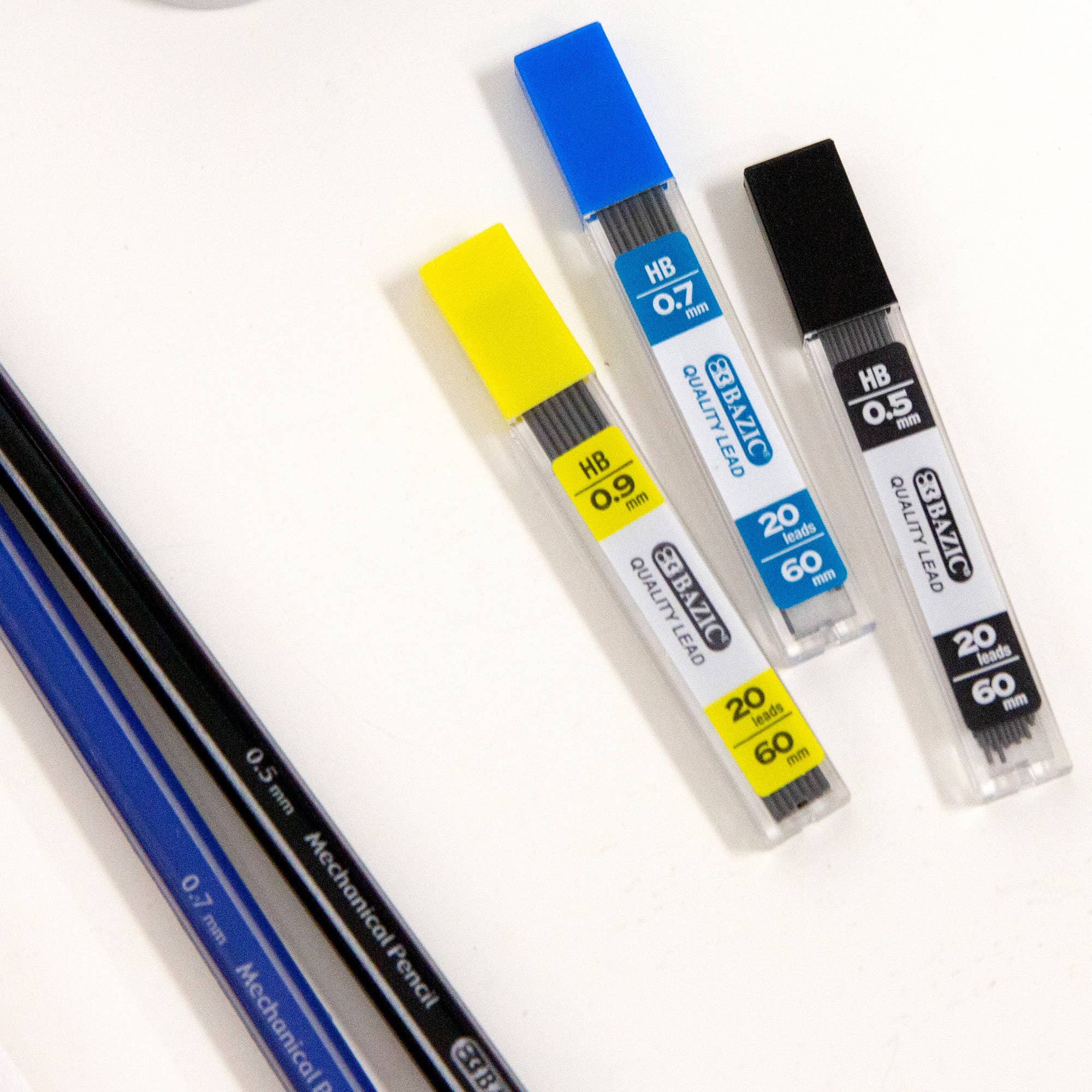 BAZIC Products - Wholesale Pencil - Mechanical Pencil Lead 0.5mm 20 Ct. (8/Pack)5