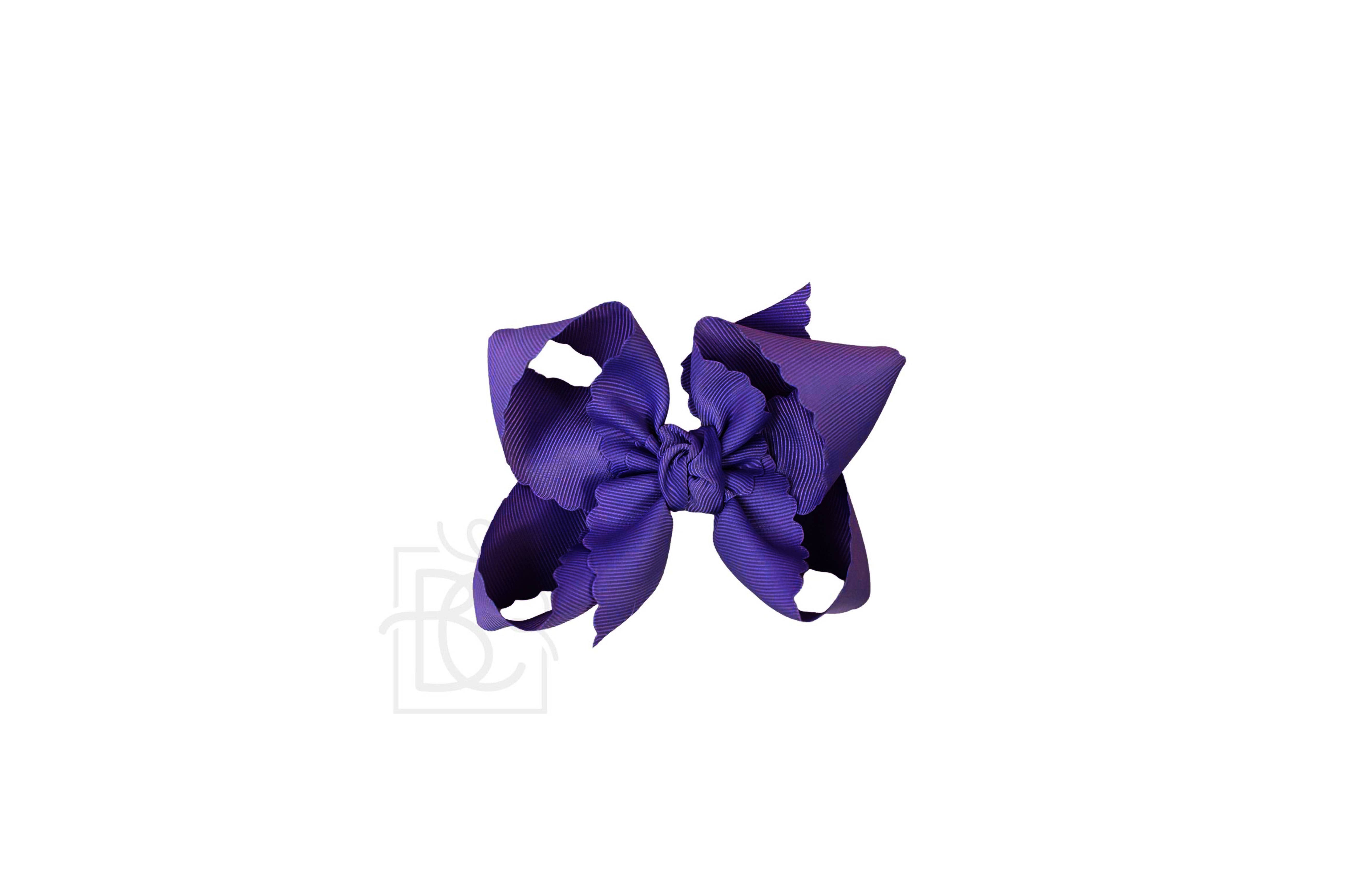 Beyond Creations, LLC – wholesale Hair bow – Kids – SCALLOPED EDGE BOW65