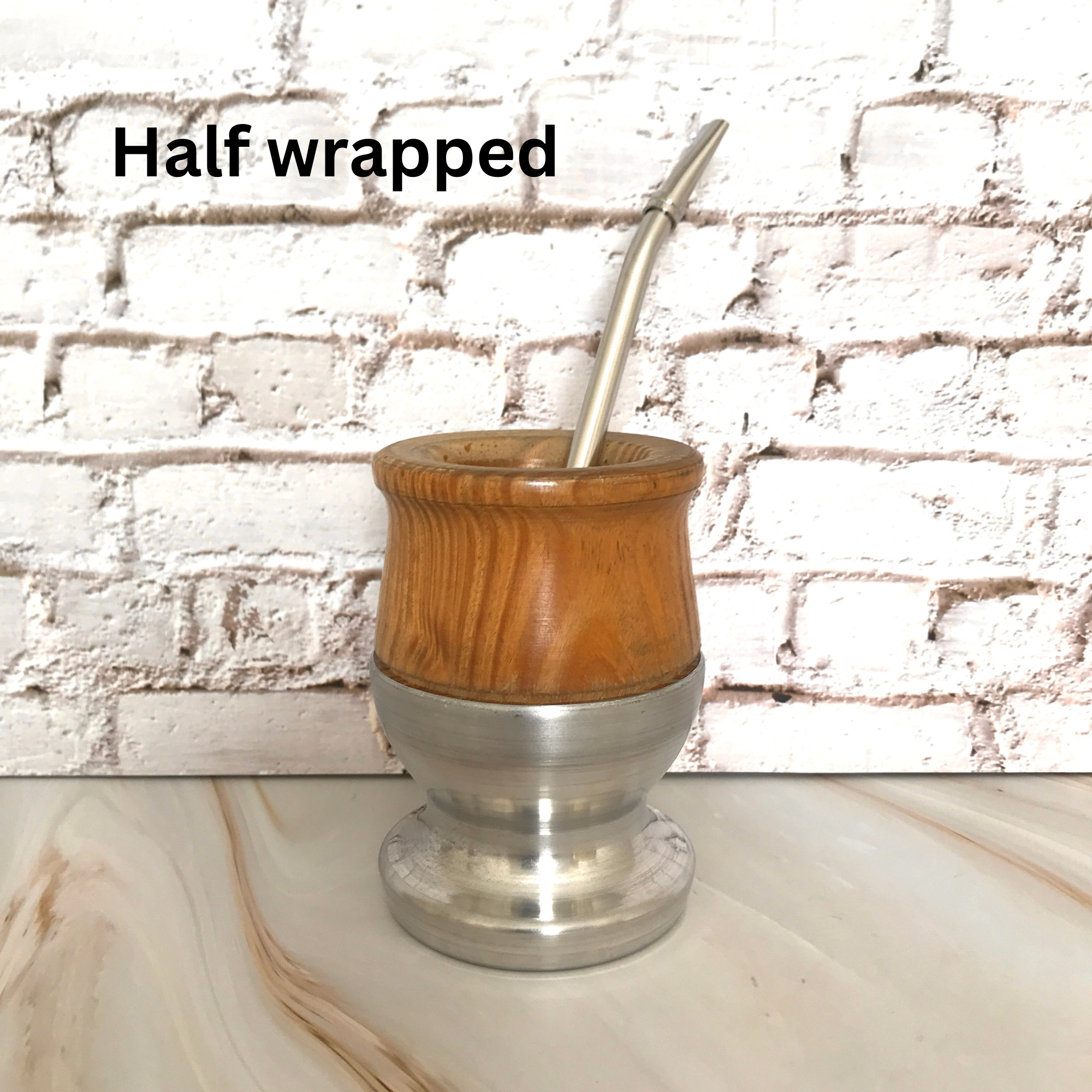 Matear - Vente Service à thé - Ensemble gourde Yerba mate et bombilla en bois de Palo Santo2