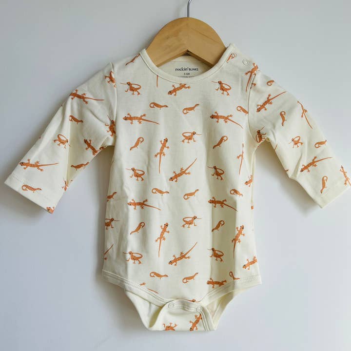 Rockin'Blinks - Wholesale Bodysuit (Non-Footed) - Baby - Baby onesie Pima. LIZARD