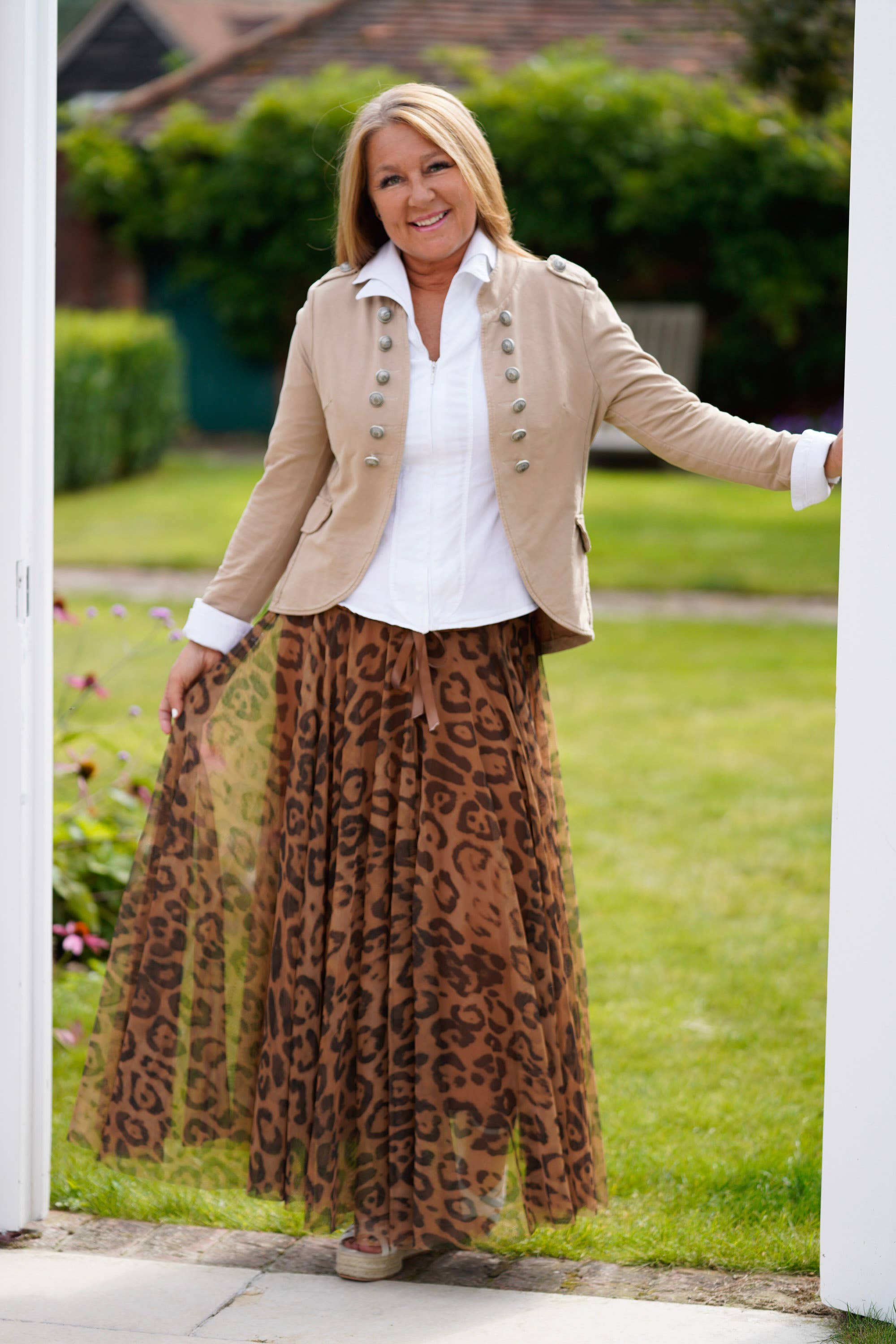 Ella and Cherry - Wholesale Skirt - Women's - Fara Leopard Tulle5