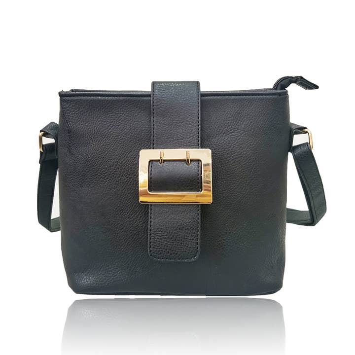 Janella Square Buckle Cross Body Bag for wholesale by Belle Trading Ltd