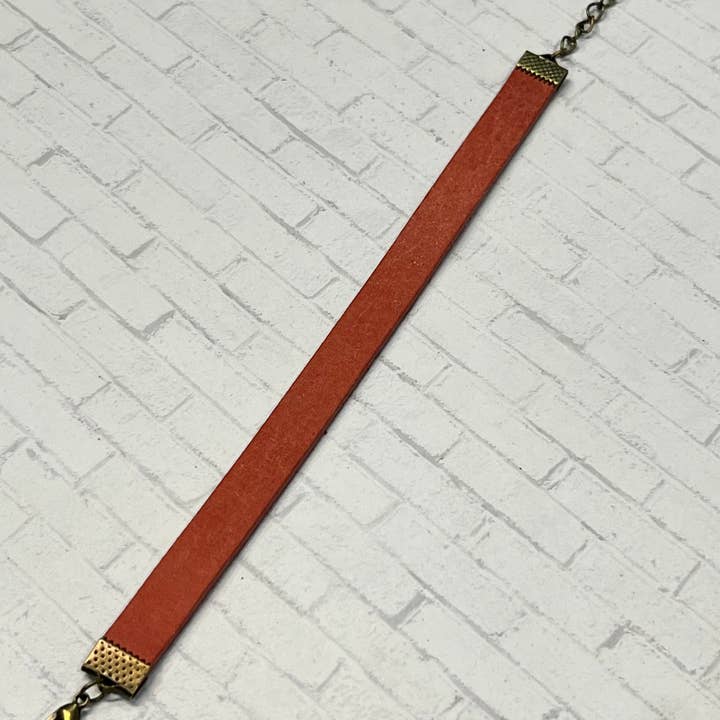 KW Custom Creations - Wholesale Woven/Braided Bracelet - Genuine Vegetable Tanned Leather Bracelet w/buckle