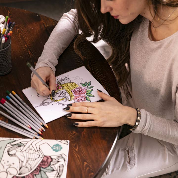 A5 Genbrugspapir malebog for engroshandel hos Meanwhile Boutique