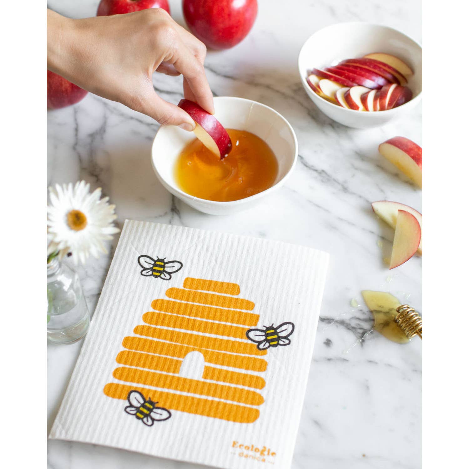 Ecologie - Vente Torchon - Torchon suédois Bees7