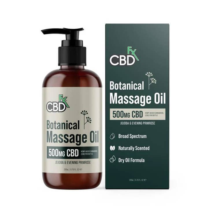 CBD Massage Oil 500mg for wholesale by CBDfx