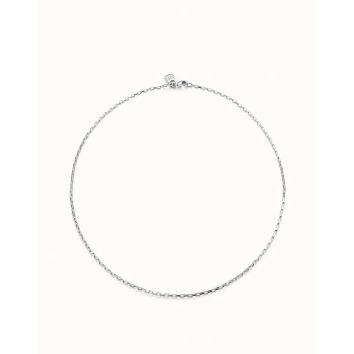 Plateado Cadena corta de aleación de metal chapada en plata de ley de venta al por mayor en Faire