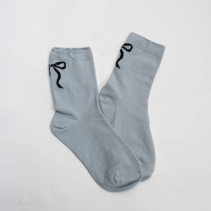 Tiepology - Wholesale Socks - Women's - Women's Holiday Ribbon Bow Casual Socks