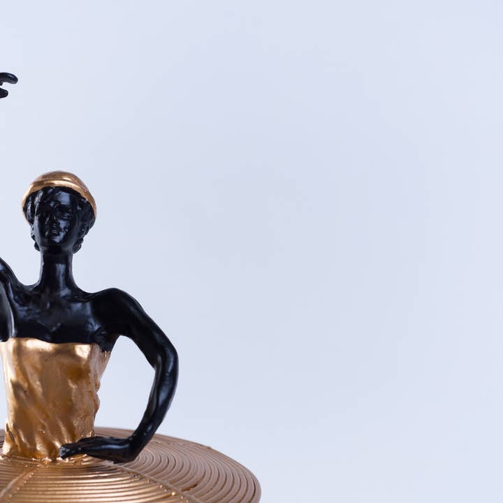 PIETRA DI CASA - Wholesale Sculpture - HULA HULA Brass Ballet Dancer Sculpture Artistic Decor2