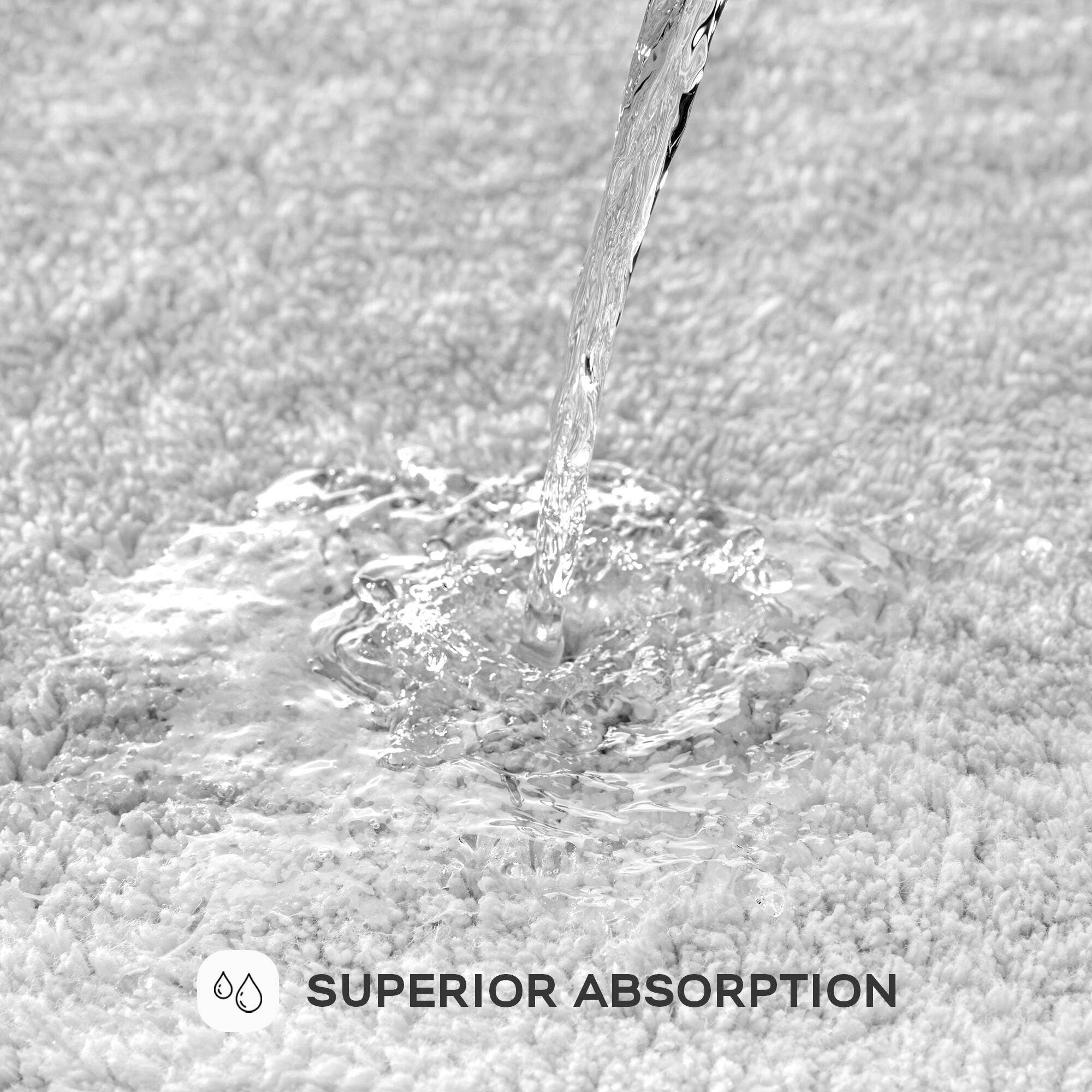 Olliix - Wholesale Bath Mat - Reversible Cotton Bath Rugs, Grey10