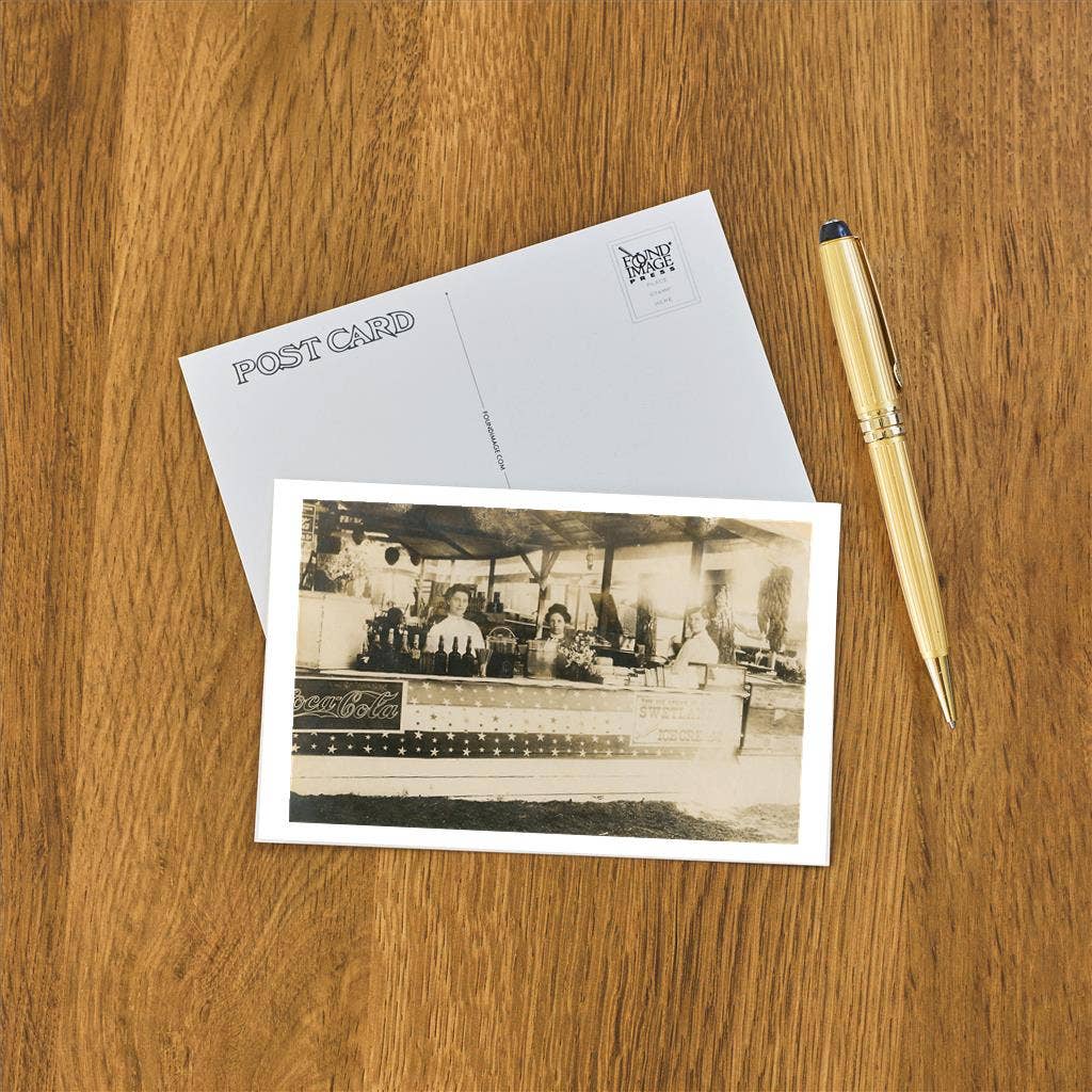 Found Image Press - Wholesale Postcard - Postcard AA-118 Early Concession Stand1