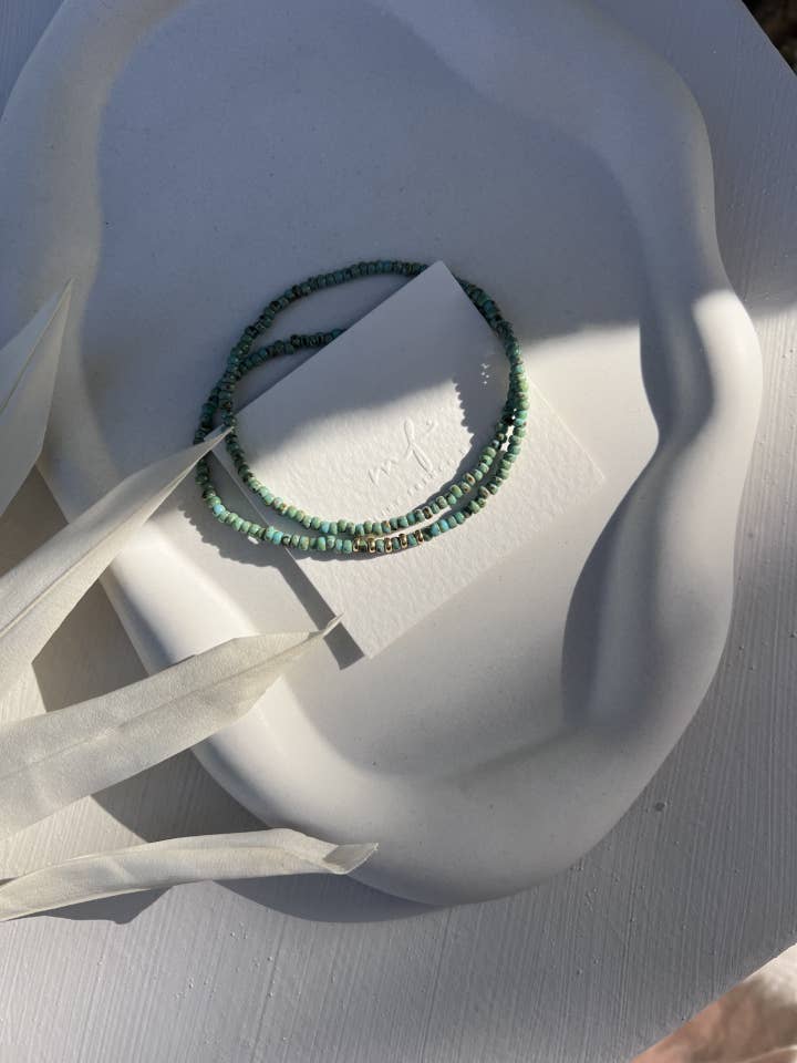 the golden pine necklace for wholesale by Madeline French Designs