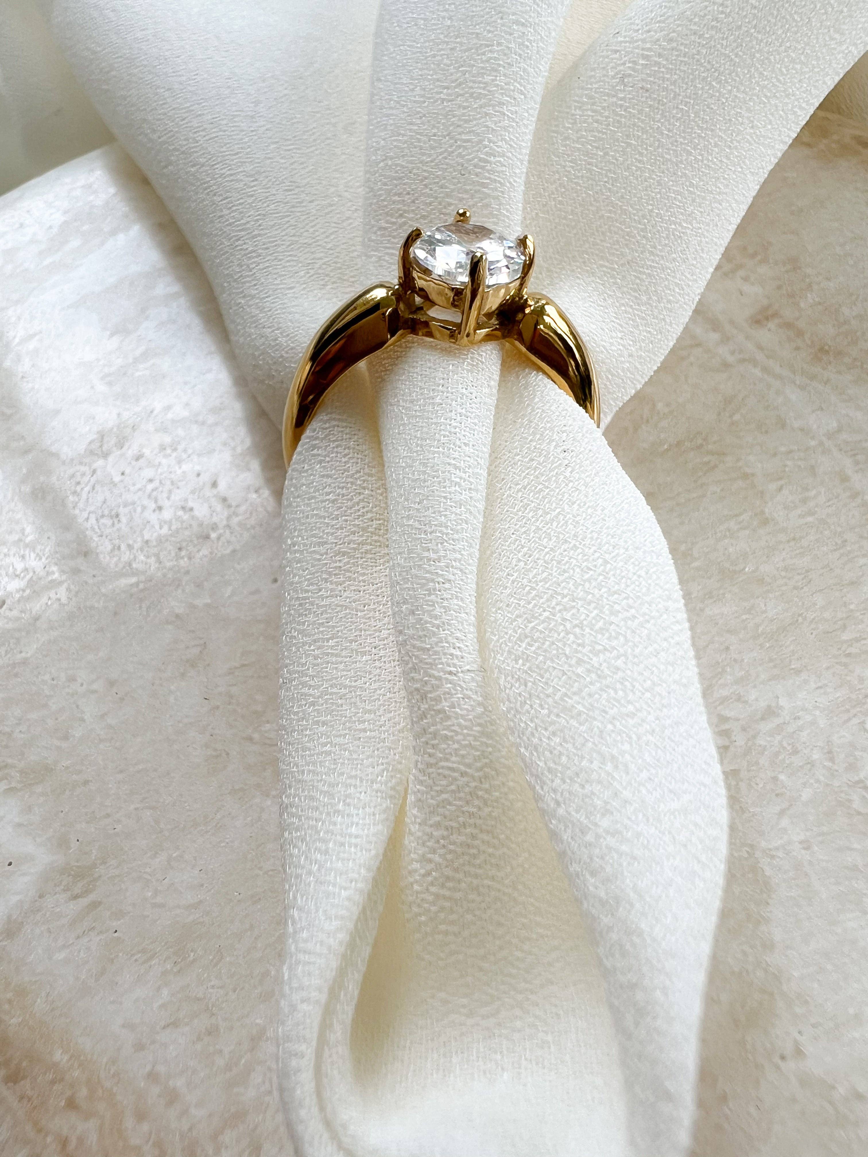 24th & Gold - Wholesale Single Stone/Solitaire Ring - The Angelina Ring3