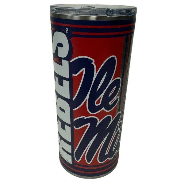 St. Louis Wholesale LLC - Wholesale Insulated Mug/Tumbler - Ole Miss Tumblers - 20OZ Hero Digital Ultra Stainless SteelÂ