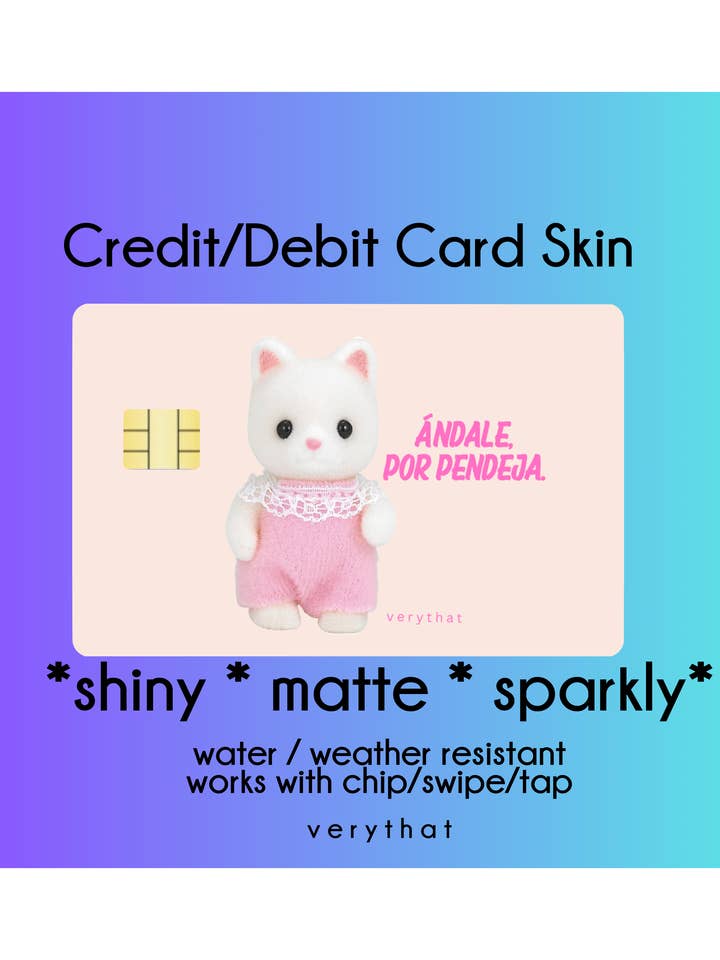 Andale Por Pendeja Piel para Tarjeta de Crédito / Débito (Copia) para venta al por mayor de Very That