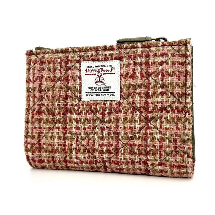 Carteira Slim de Harris Tweed Quilt Country Maple por atacado de maccessori