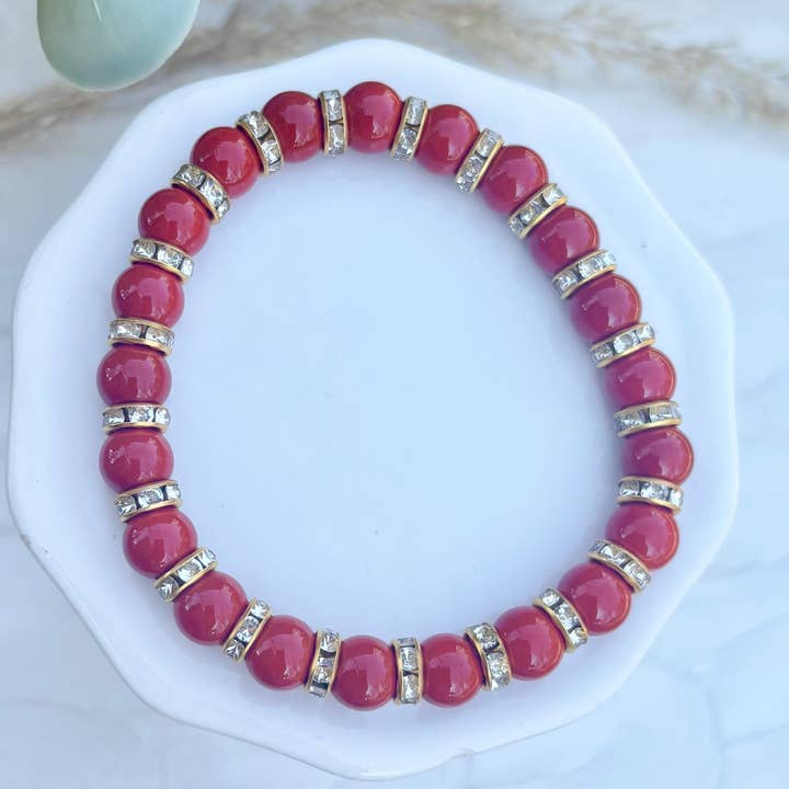 Mabel | Red and Gold for wholesale by Seasons in Kansas City