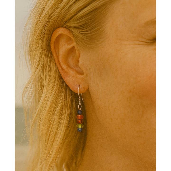 Earring Glass Beads Pearls Seed Beads 5mm- Melanie for wholesale by perleperle