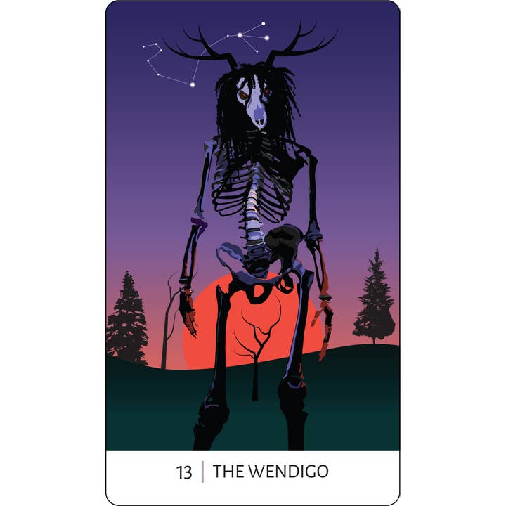 Red Wheel/Weiser LLC - Wholesale Tarot Cards - Tarot of the Unexplained: 78 Cards & 96 pgs.Cryptids, Ghosts