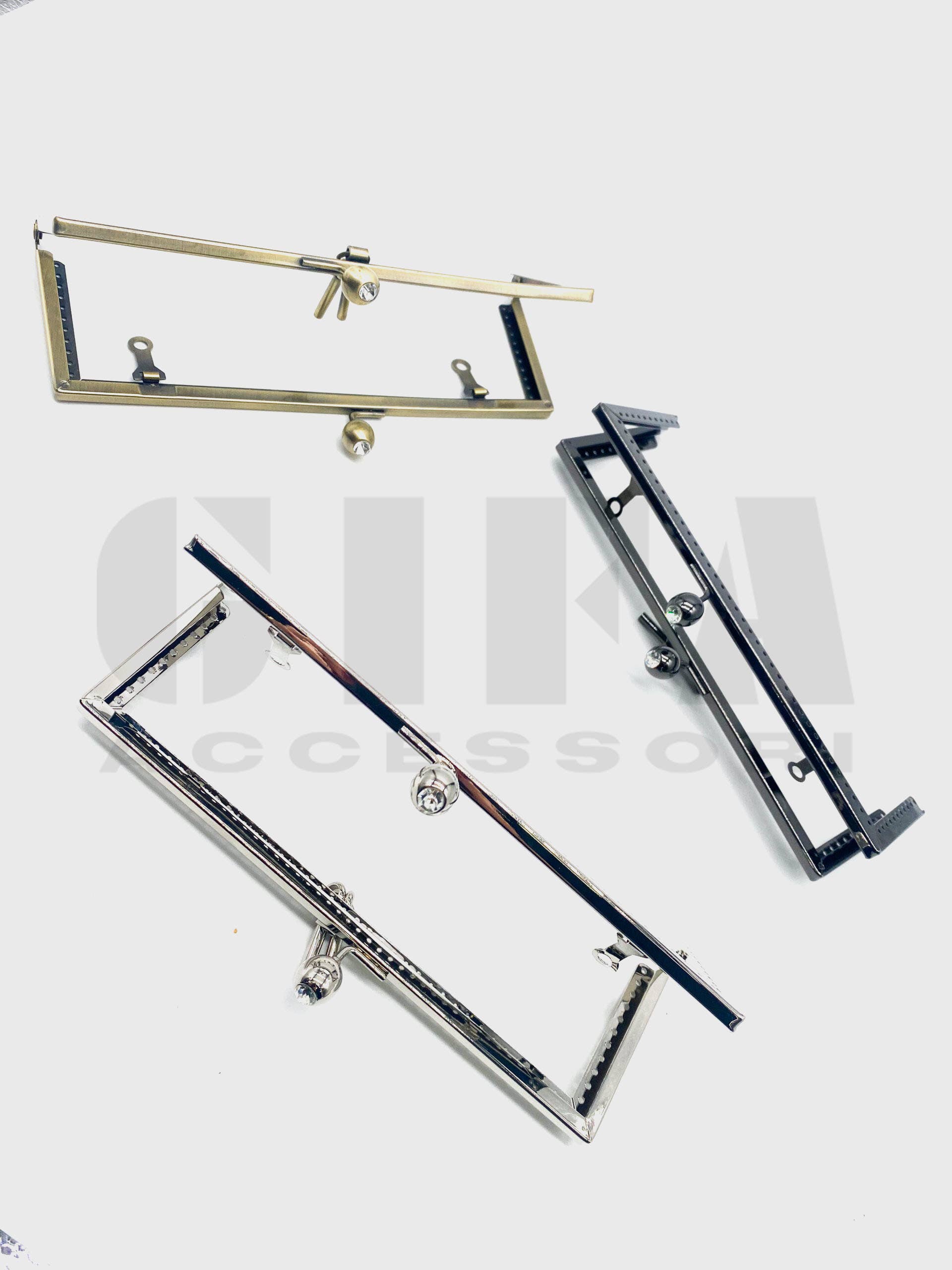 Gifa Accessori - Venta al por mayor Pinza - Clic clac rectangular Love 20 cm3