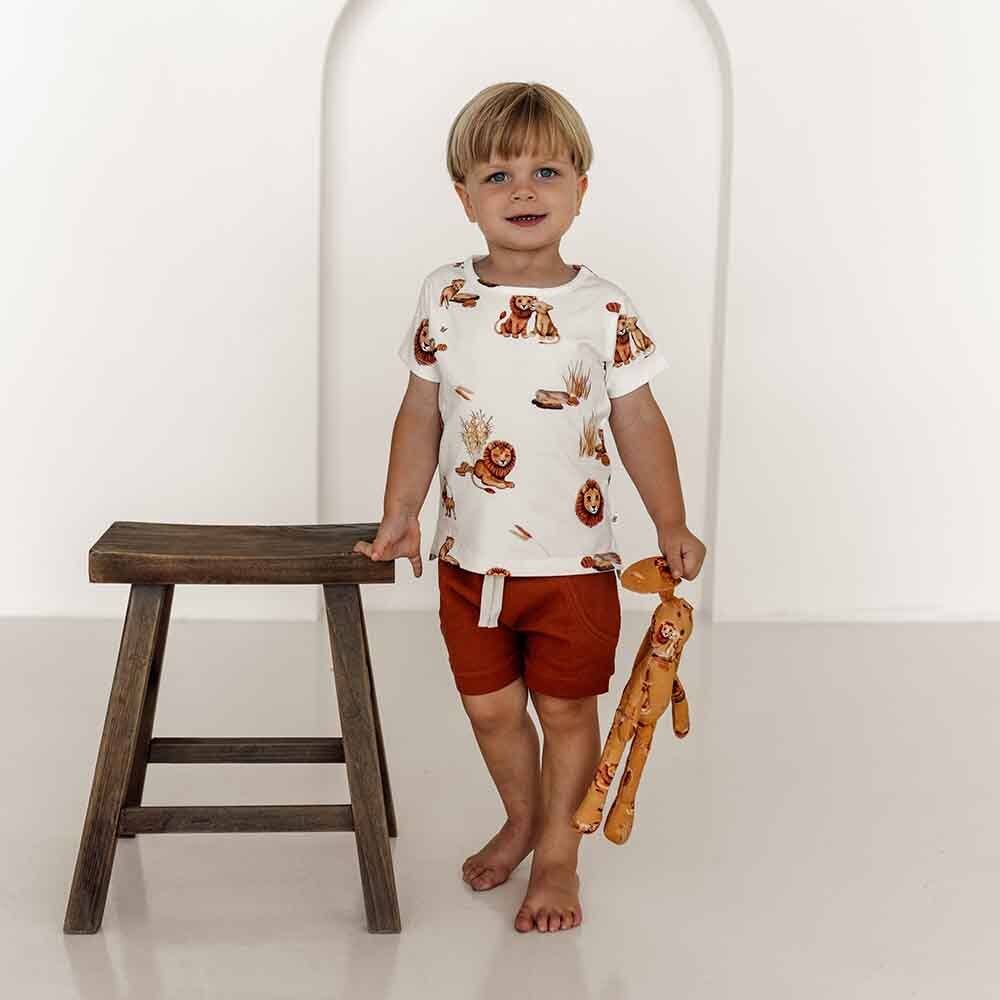 Snuggle Hunny - Venta al por mayor Camiseta - Niños - Camiseta Lion Organic2