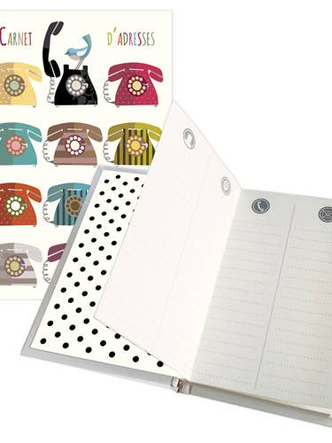 Carnet d'adresses couverture rigide pour la vente par Actetre