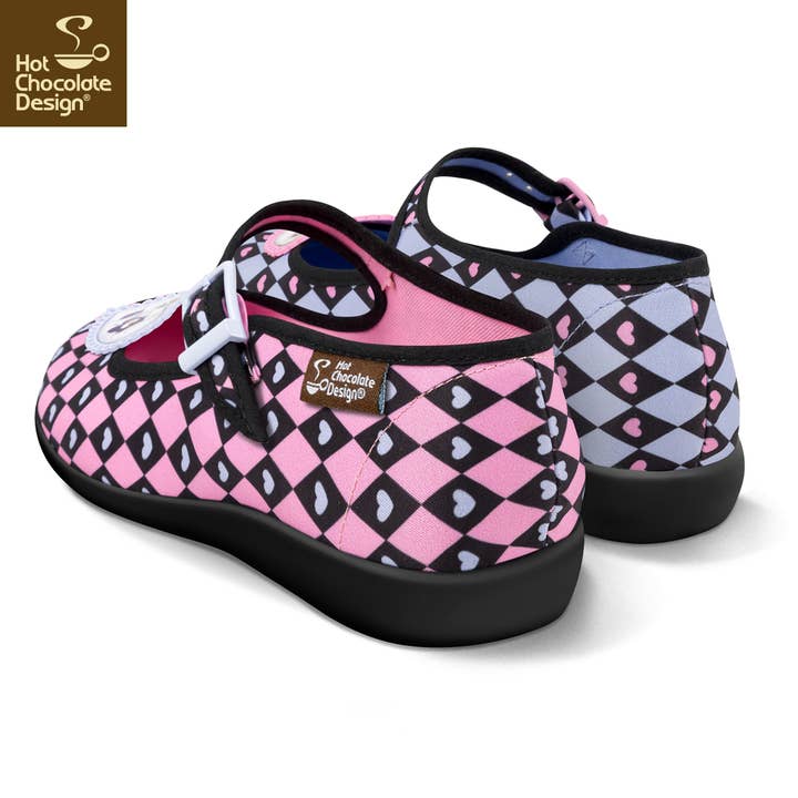 Popping Candy - Wholesale Slip-on trainers – Women′s - Hot Chocolate Design Game of Hearts1