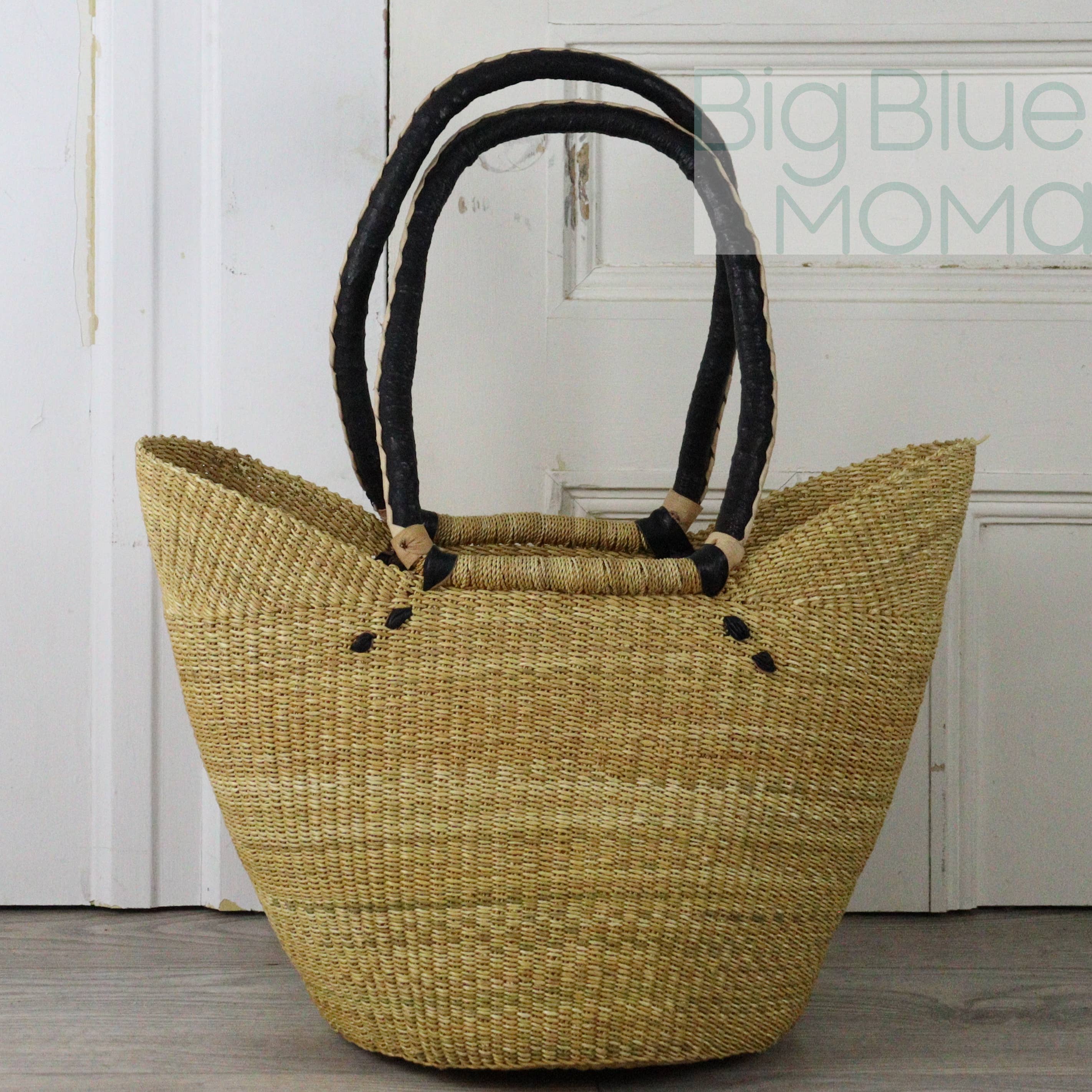 Big Blue Moma - Vente Sac de plage - Sac cabas à bandoulière - Palette naturelle5