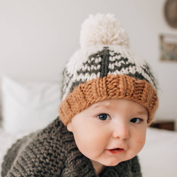 Huggalugs - Wholesale Beanie - Kids - Forest Knit Beanie Hat Baby & Kids