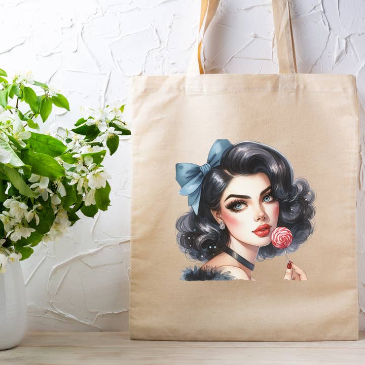 The Sankofa Cache - Wholesale Tote Bag - Women's - Sweet Nostalgia 4 Tote Bag - 16" H x 15" W