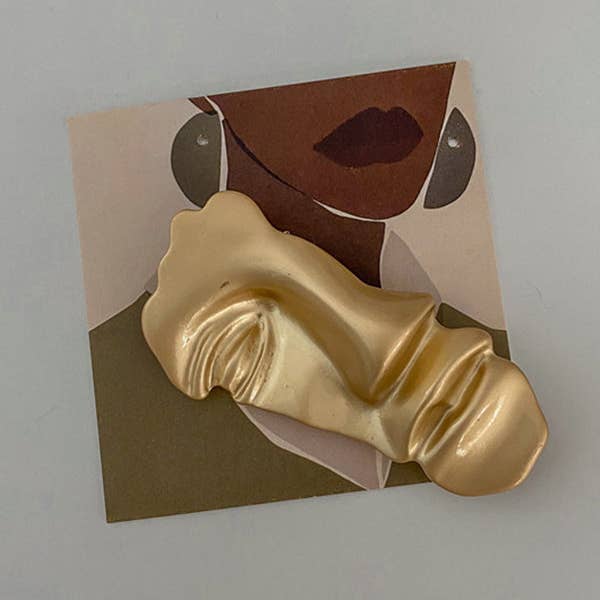 Plush Looks – wholesale Brosch – Artistik retro vintage brosch i matt finish4