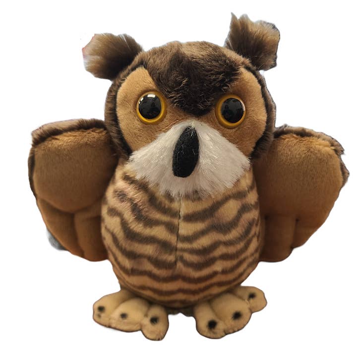 Canned Gifts - Wholesale Stuffed/Plush Toy - Kids & Baby - Hoot the Canned Owl Stuffed Animal Plush in Can Funny Jokes