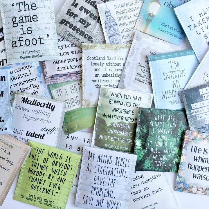 Sherlock Holmes Tee-Geschenkset für den Großhandel von Victoria Mae Designs