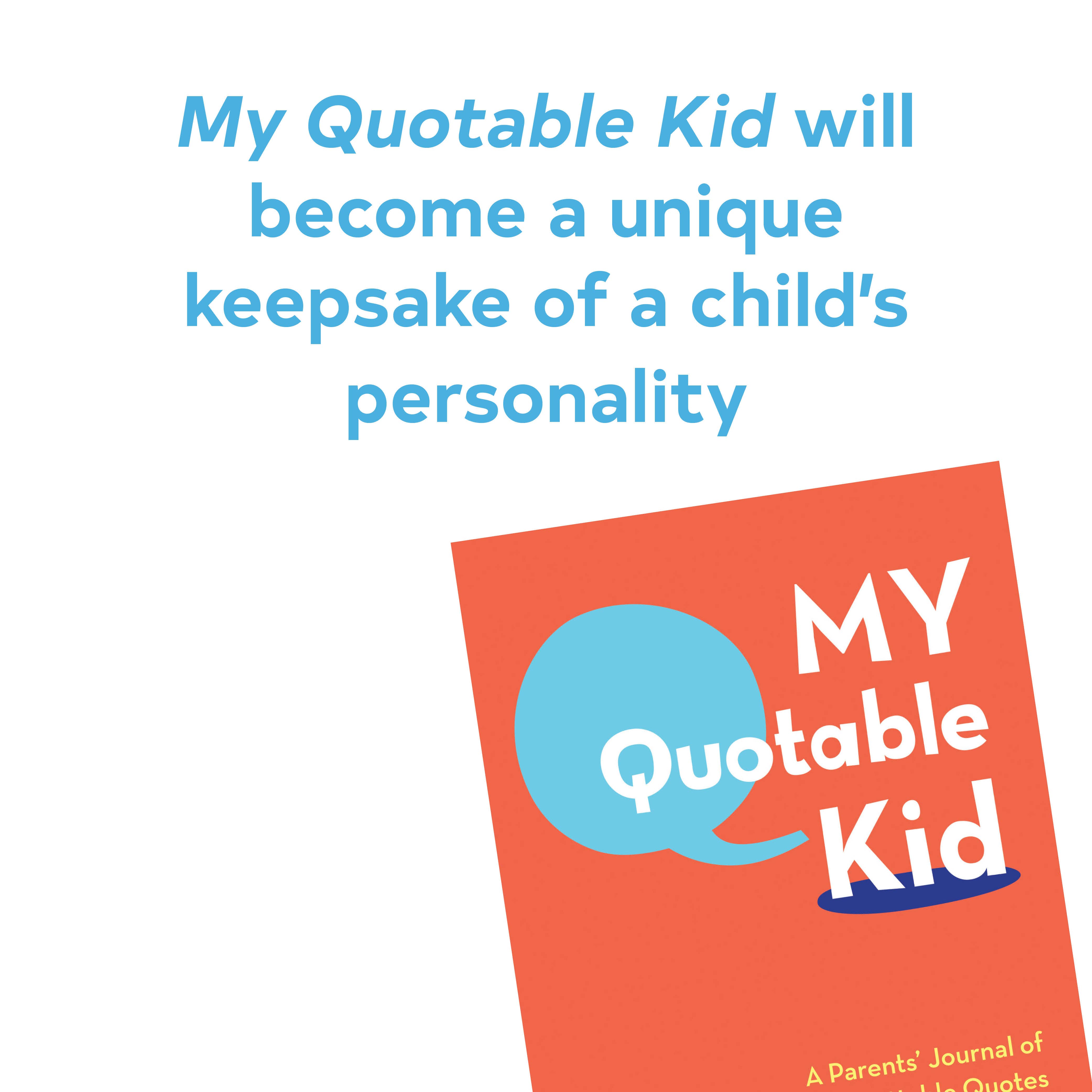 Chronicle Books - Wholesale Journal/Diary - My Quotable Kid1