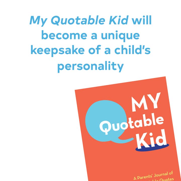Chronicle Books - Wholesale Journal/Diary - My Quotable Kid1