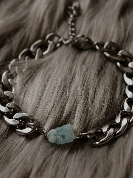 Aquamarine Magician Bracelet for wholesale by Midnight Raven Studios