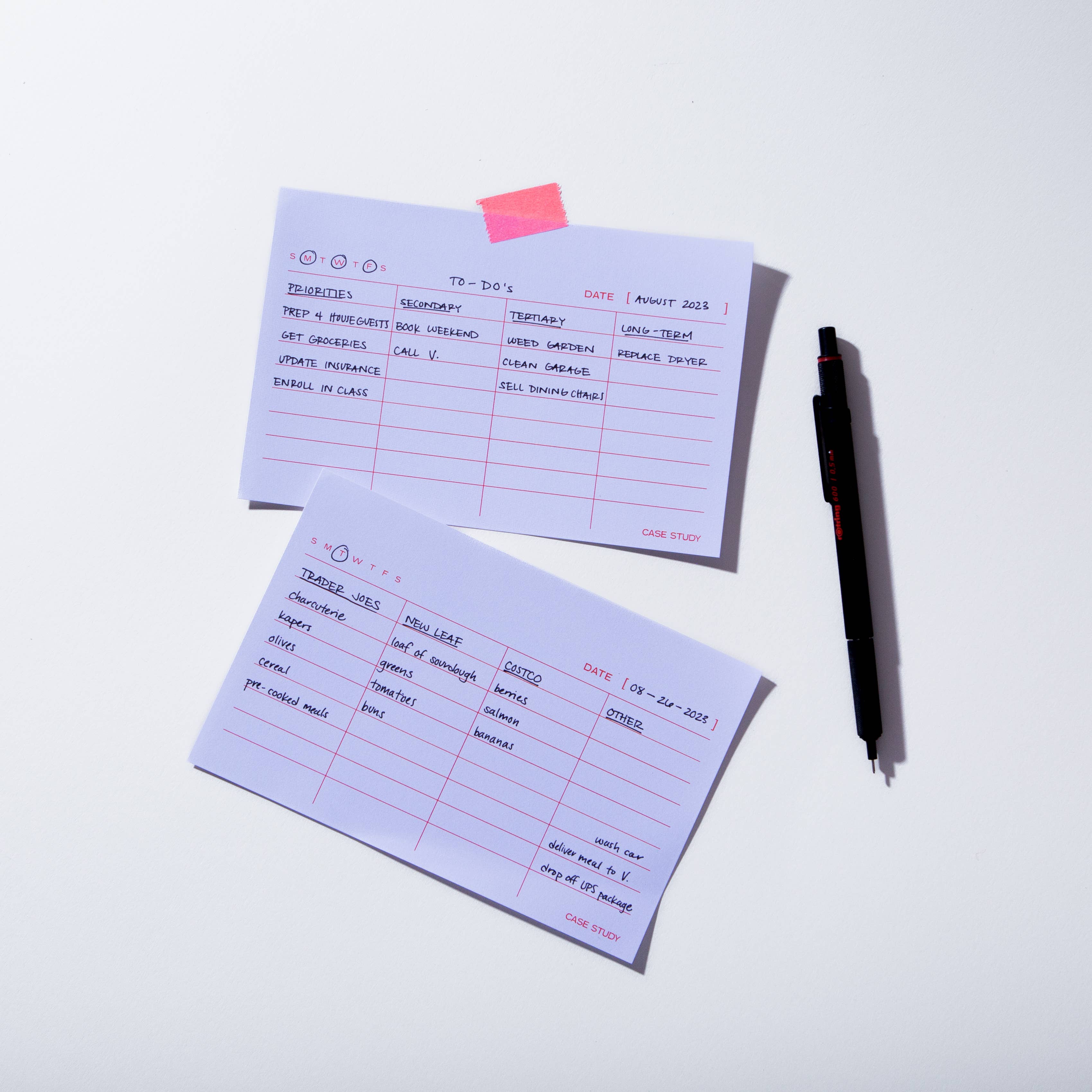 Case Study - Wholesale Notepad - Column List Notepad – Minimal Lined Pad for To-Do Lists4