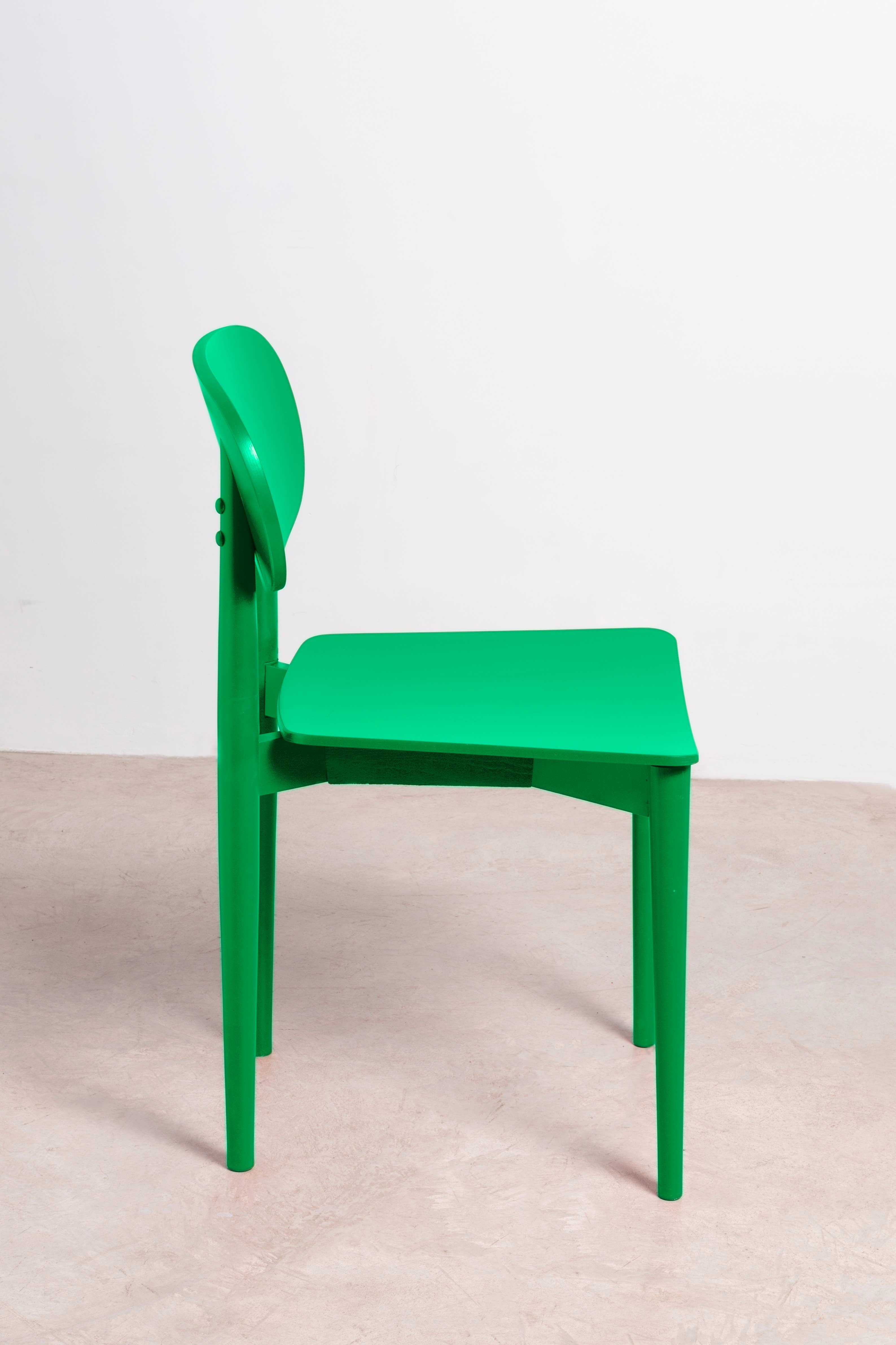 Really Nice Things - Wholesale Chair - Solid beech wood chair Green5