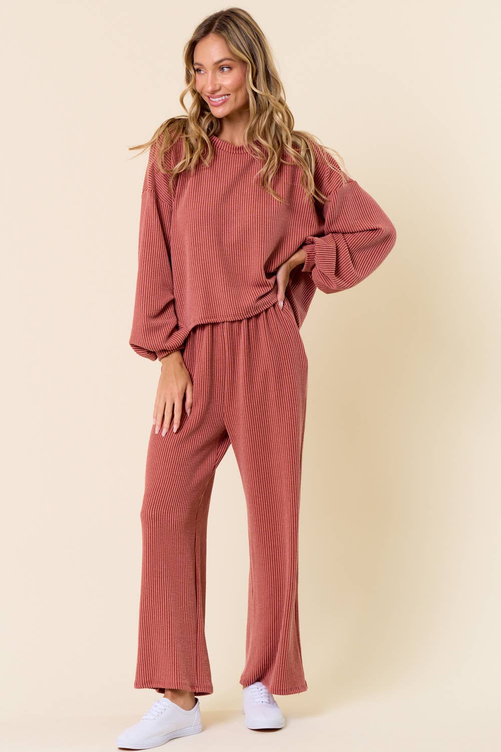 lovely melody - Wholesale Knit Top - Women's - LMT4100-Manifest ribbed top16