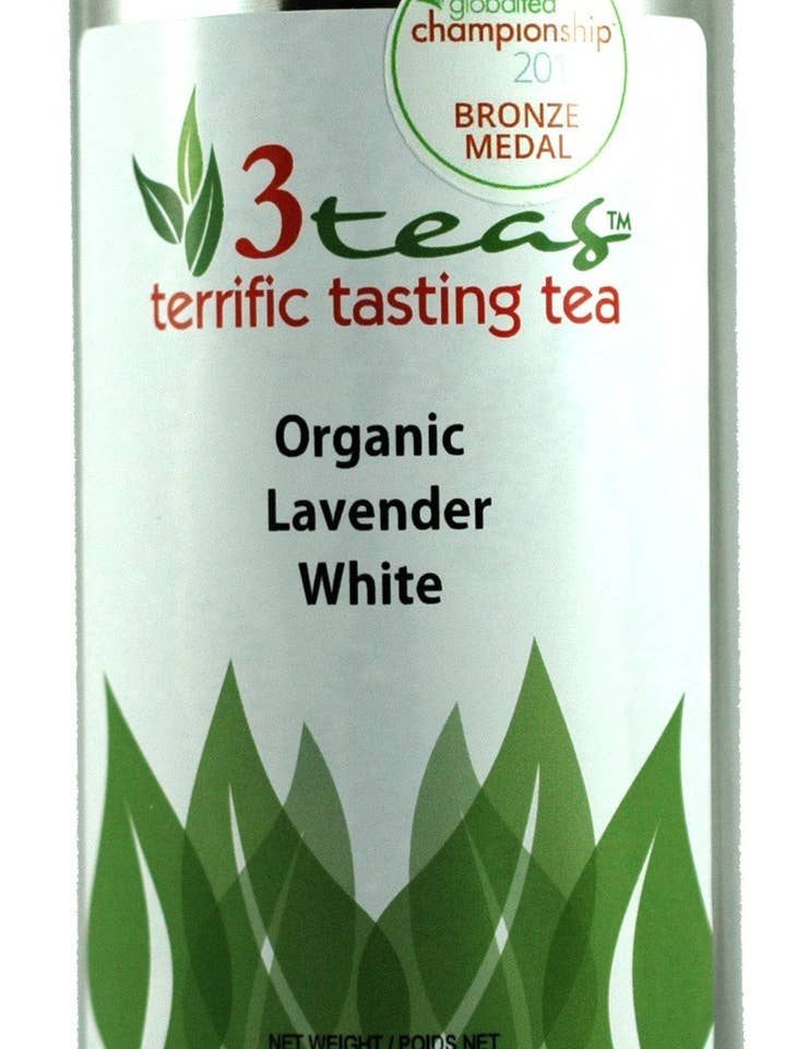 Organic Lavender White for wholesale by 3 Teas