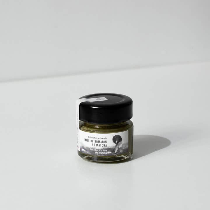 Rosemary and MATCHA honey 40g for wholesale by DE LA ROSÉE