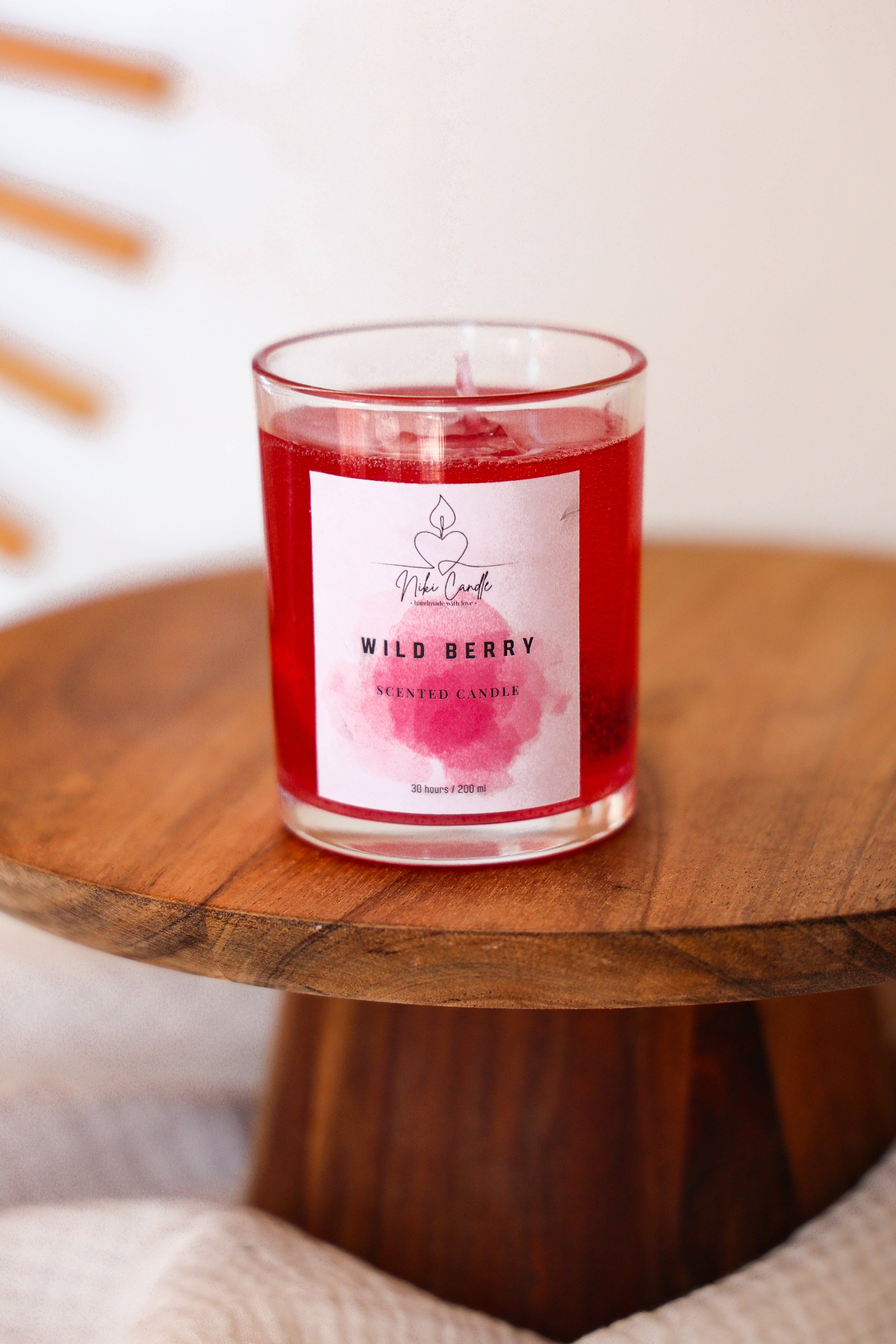 Niki Candle - Wholesale Jar/Filled Candle - Wild Berry4