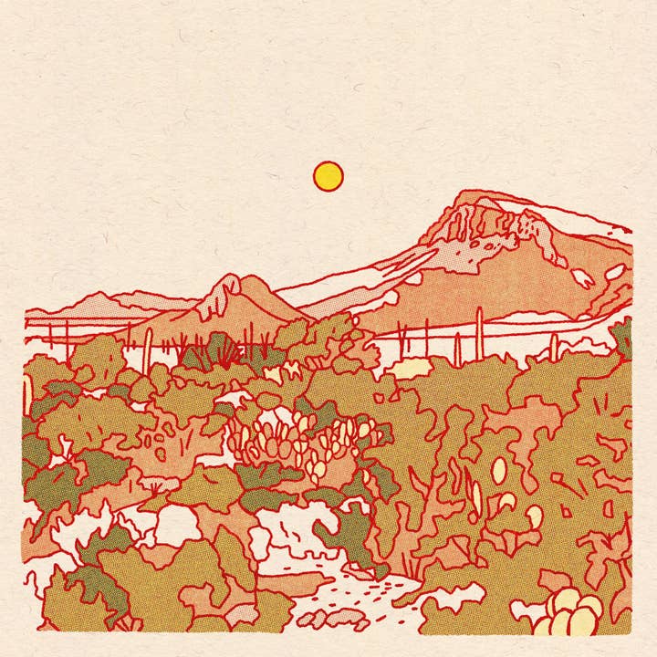 Desert Mountain #16 for wholesale by Caroline Clark