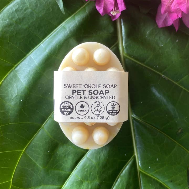 Sweet ʻŌkole Soap Co. - Wholesale Pet Shampoo - Dog - Natural Vegan Pet Soap Dog or Cat Shampoo Bar Non-Toxic2