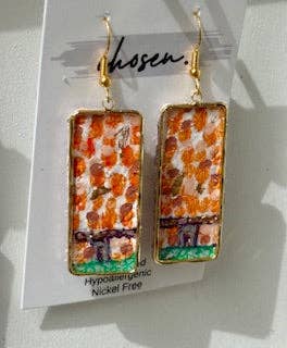 Chosen - Wholesale Dangle Earrings - The Stadium Hand Painted Earring Collection4