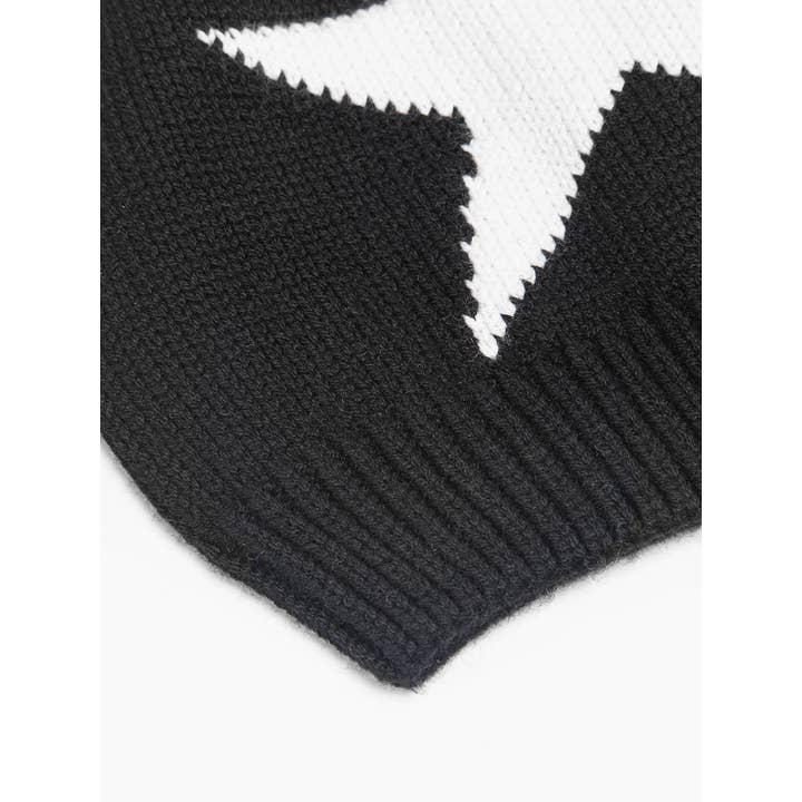Sarta Accessories – wholesale Mössa - Dam – Skylar Mössa - Svart, Stjärna