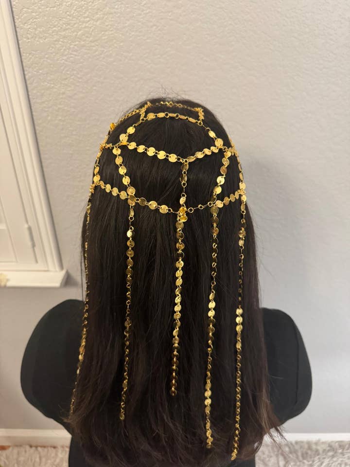 Serre-tête dorée pour la vente par Bonita Style