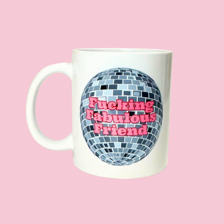 Caneca Galentine's Amiga Fabulosa para Caralho por atacado de Flamingo Candles