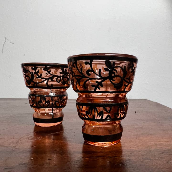 Set of Two Glass Shot Glasses for wholesale by DADA Novecento
