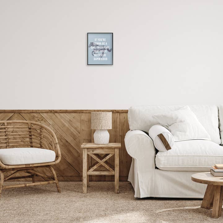 Stupell Industries - Wholesale Wall Decor - Kids & Baby - One Trick Pony Phrase Framed Art